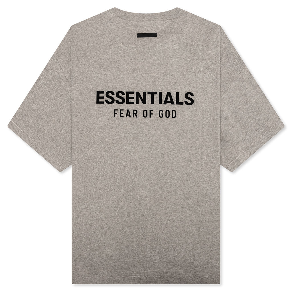 Fear of God Essentials Heather Gray T-shirt - back