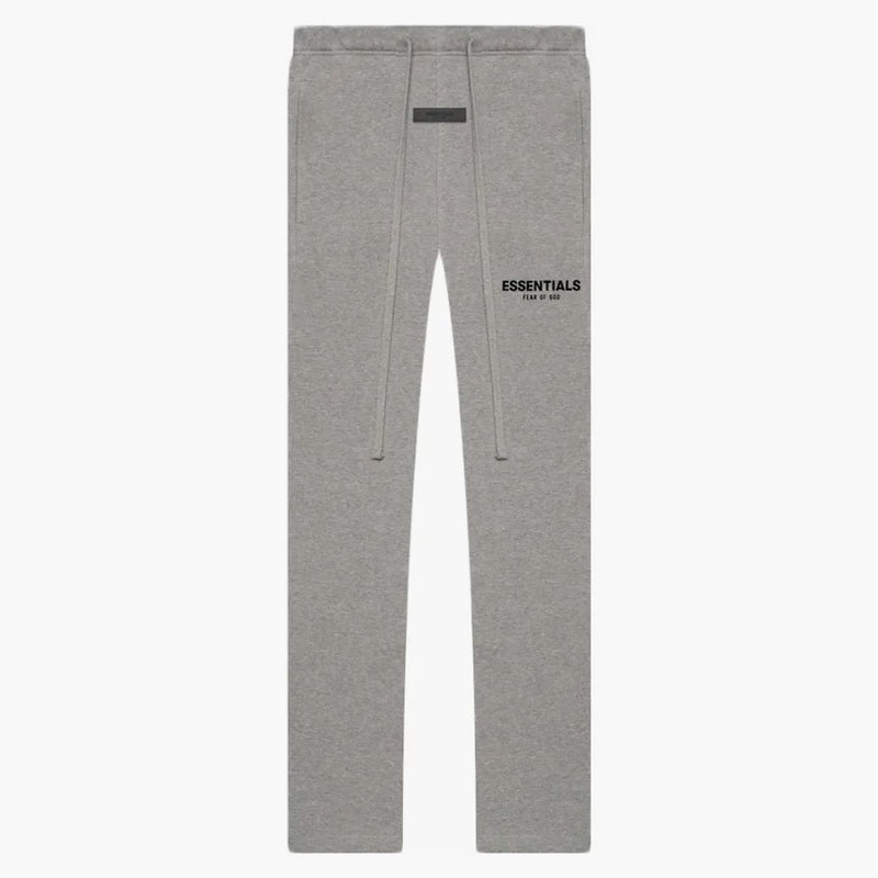 Fear of God Essentials Relaxed Sweatpants Dark Oatmeal — flat front; styling items are not included