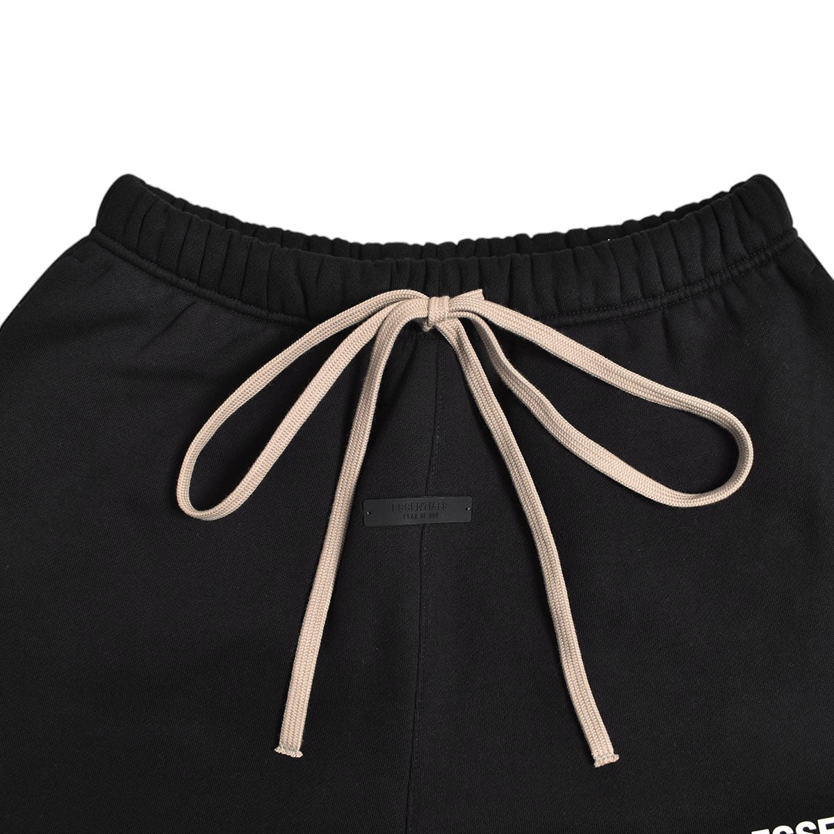 Fear of God Essentials Black sweatpants - waistband and drawstring detail