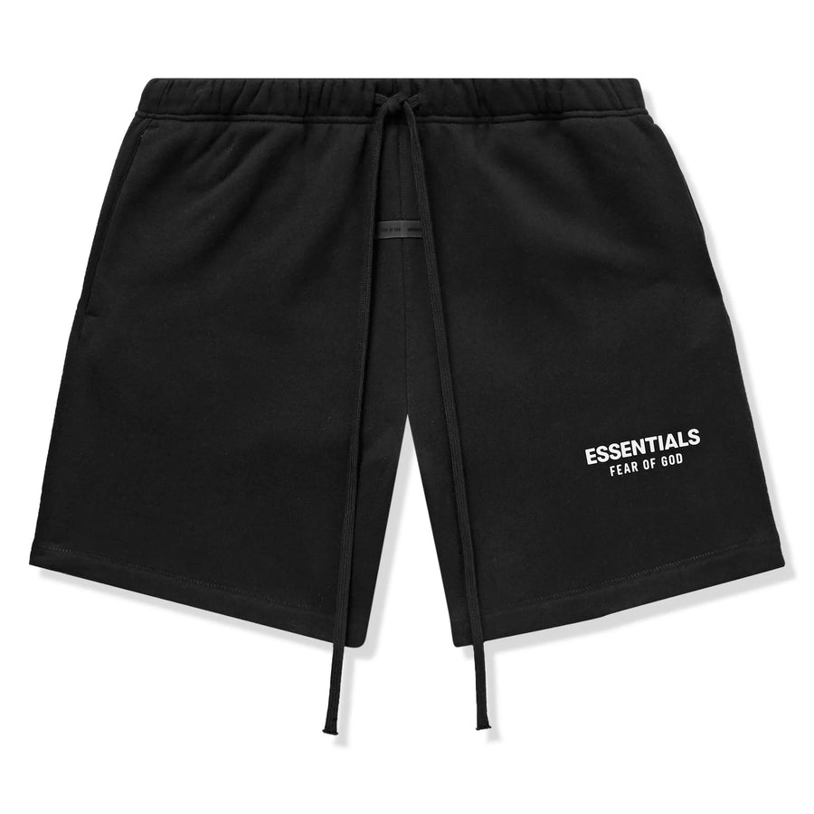 Fear of God Essentials Classic Sweatshort Jet Black — front