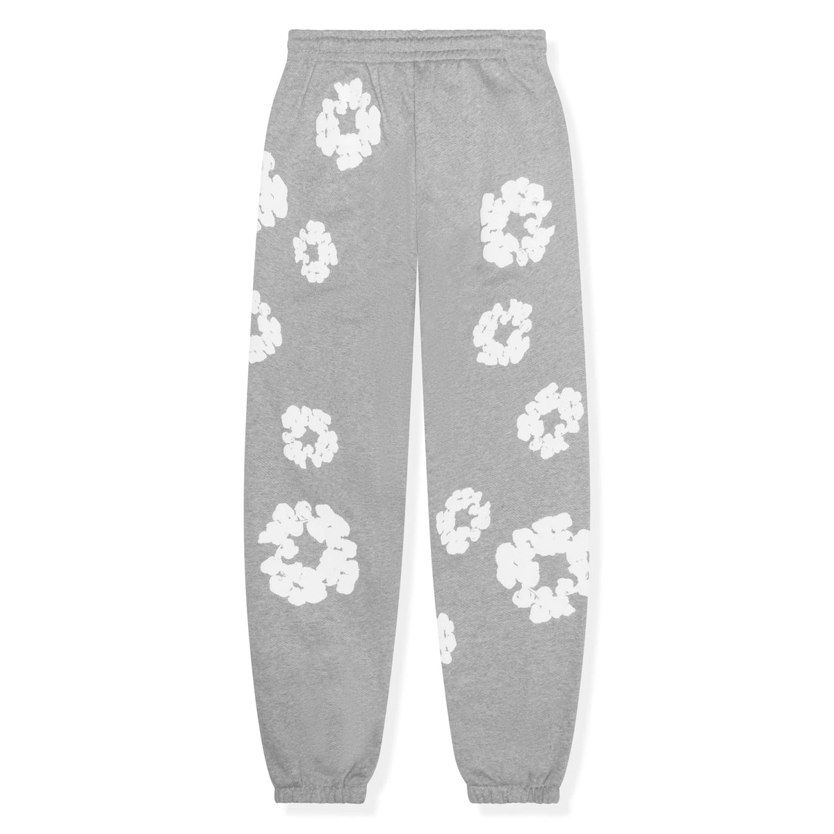 Denim Tears Grey / White The Cotton Wreath Sweatpants - back