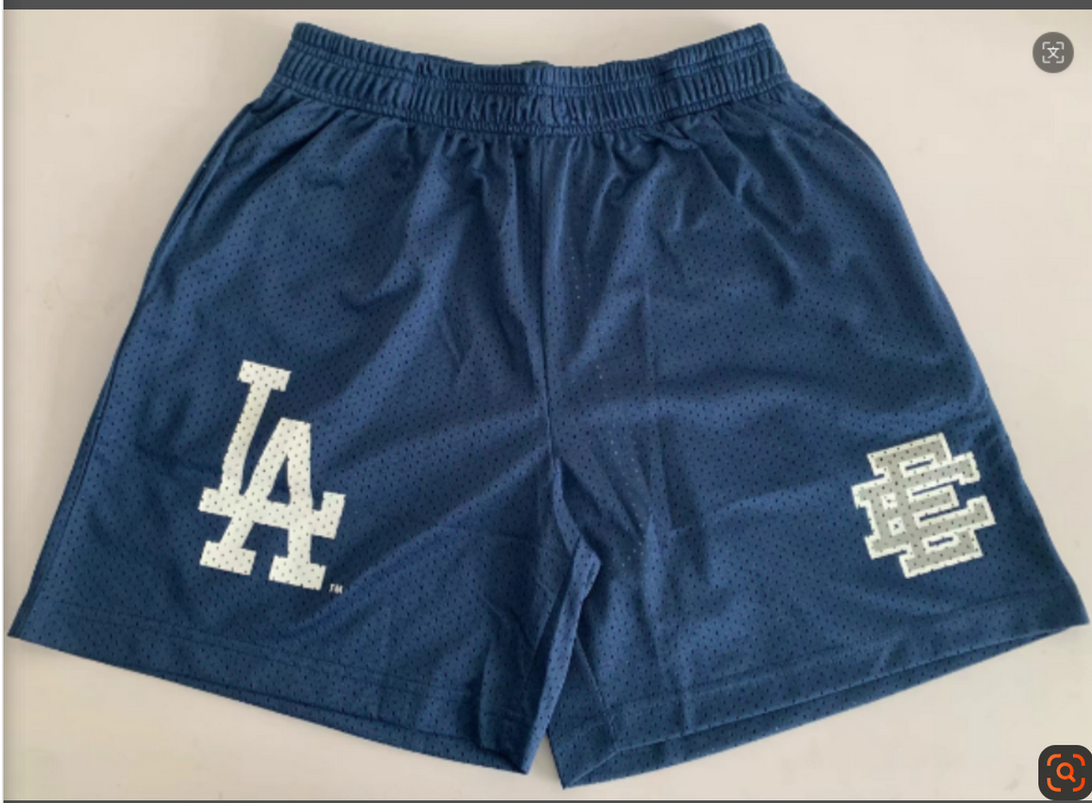 Eric Emanuel LA Logo Shorts Navy - supplier original