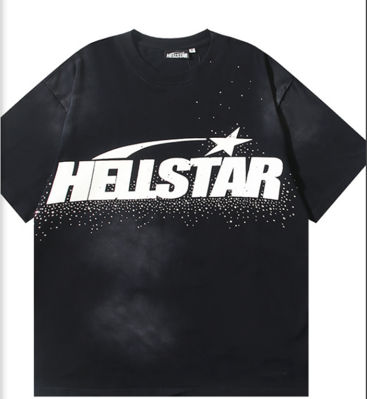 Hellstar Dotted Logo T-Shirt Black/White - supplier original