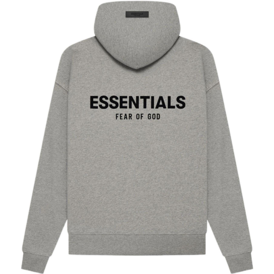 Fear of God Essentials Logo Hoodie Dark Oatmeal - supplier original