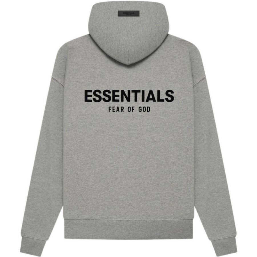 Fear of God Essentials Logo Hoodie Dark Oatmeal - supplier original