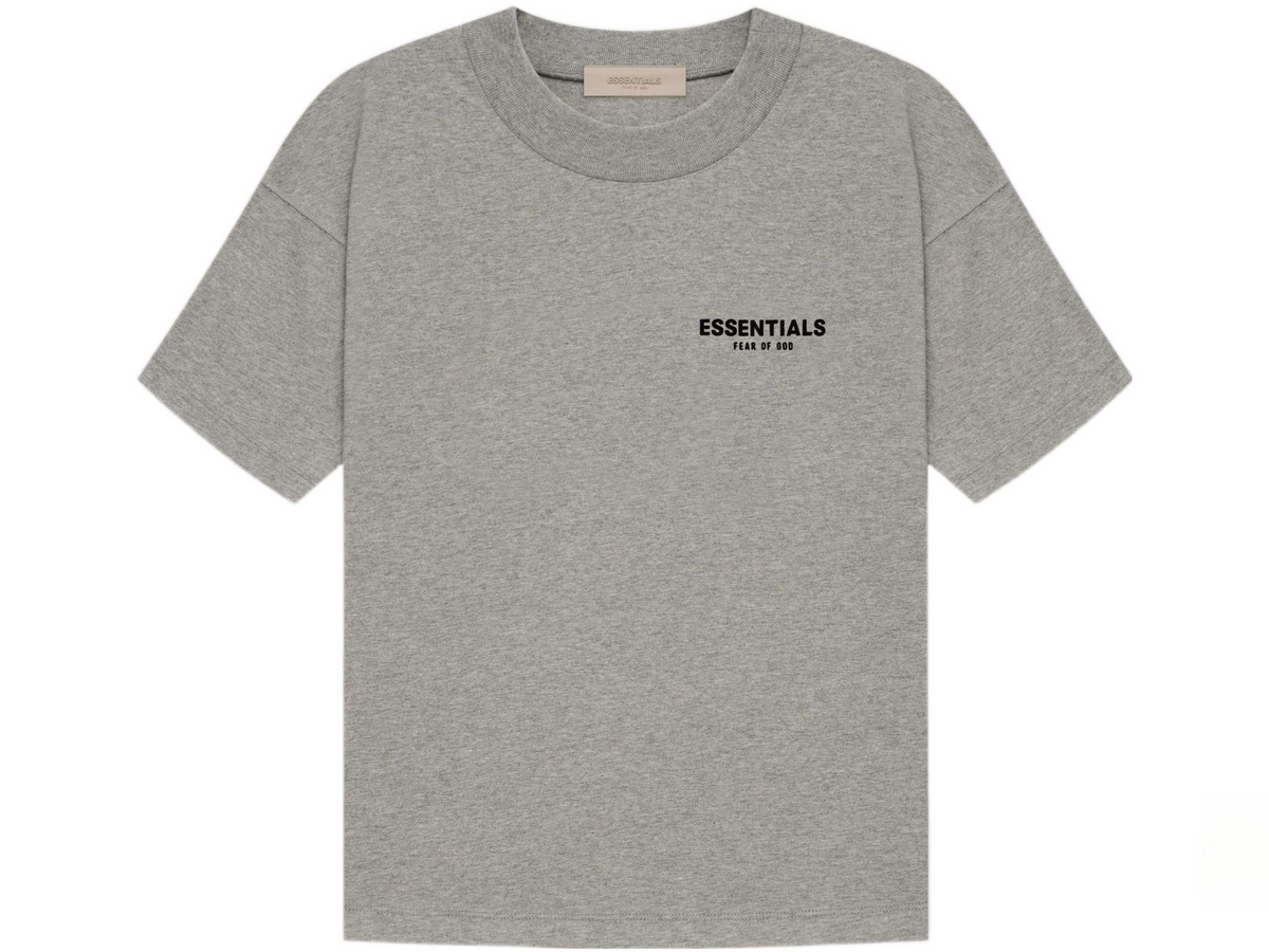 Fear of God Essentials Small Chest Logo T-Shirt Dark Oatmeal - supplier original