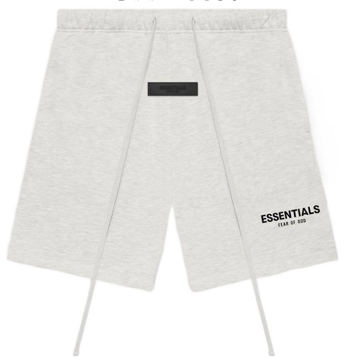 Fear of God Essentials Logo Drawstring Shorts Light Oatmeal - supplier original