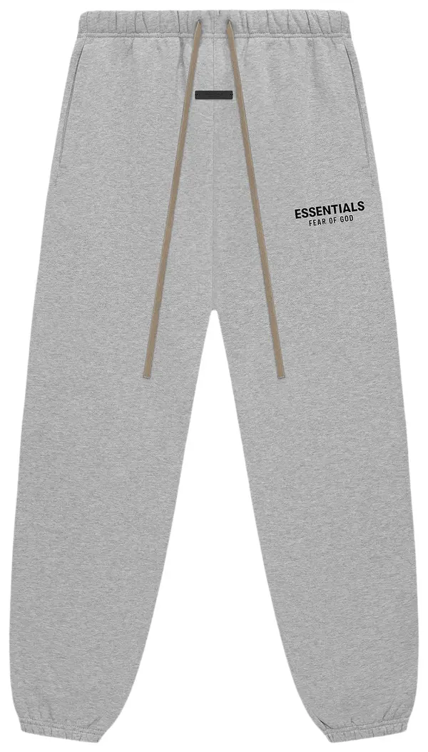 Fear of God Essentials Logo Sweatpants Light Heather Gray - supplier original