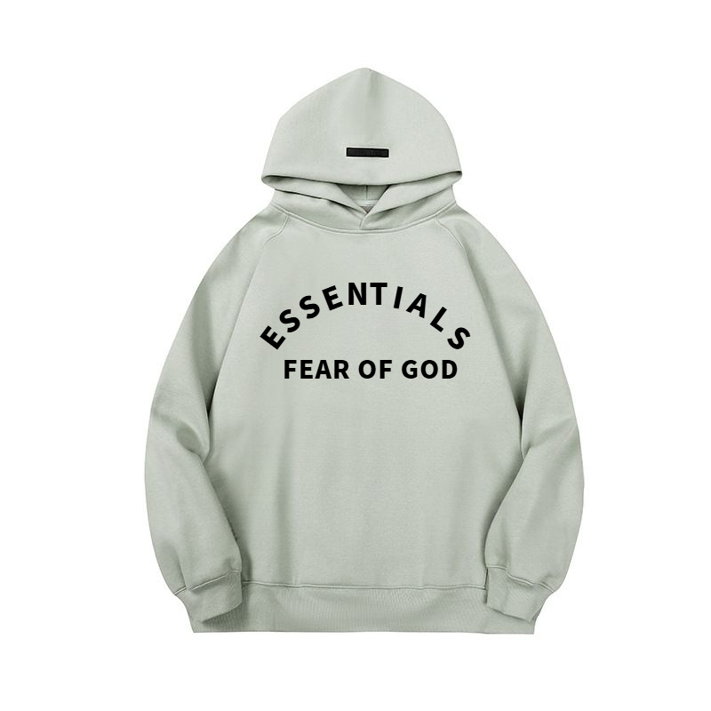 Fear of God Essentials Arched Logo Hoodie Light Green - supplier original reference 1