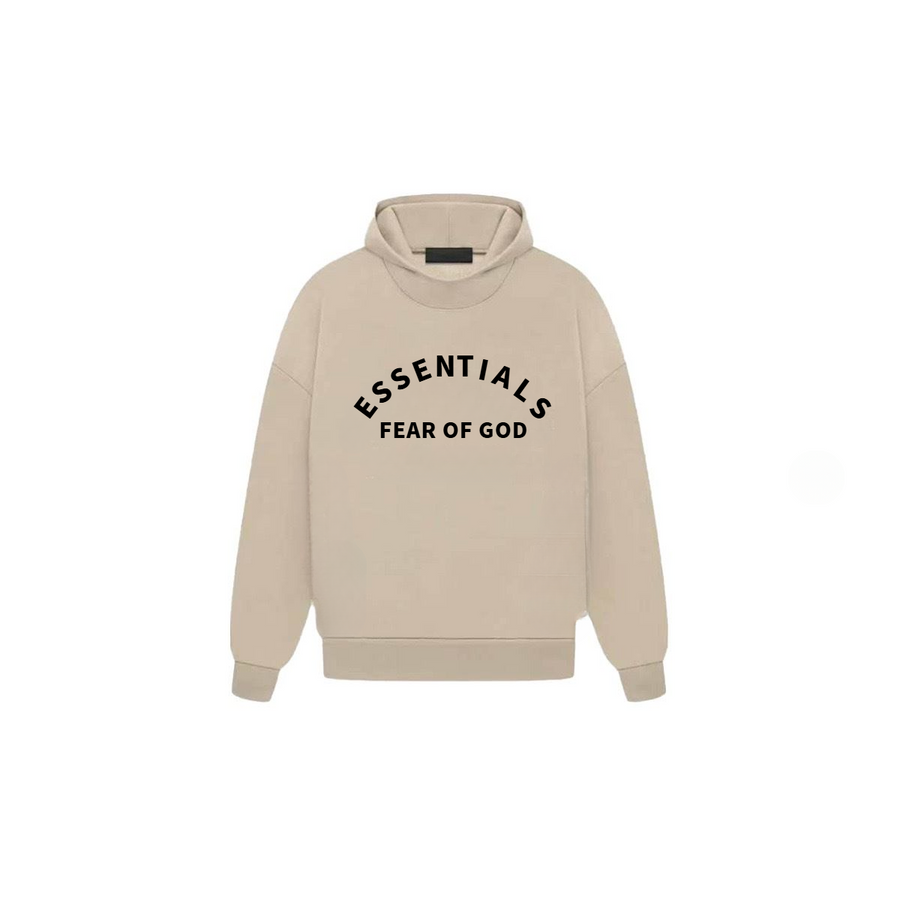 Fear of God Essentials Arched Logo Hoodie Beige - supplier original reference 1