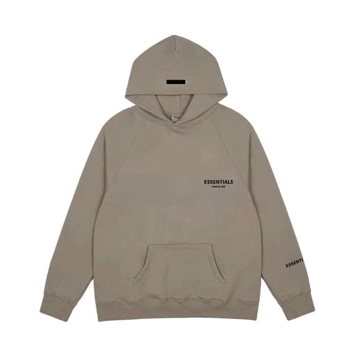 Fear of God Essentials Chest and Sleeve Logo Hoodie Taupe - supplier original reference 1