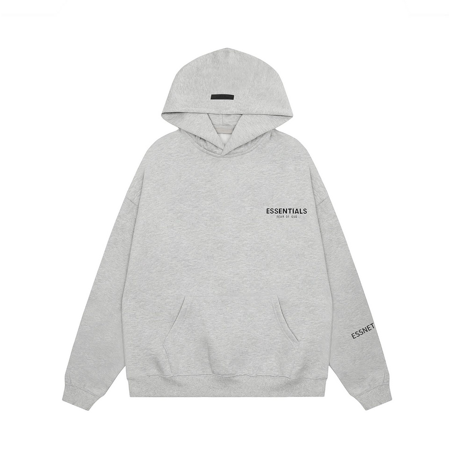 Fear of God Essentials Chest and Sleeve Logo Hoodie Light Gray - supplier original reference 1