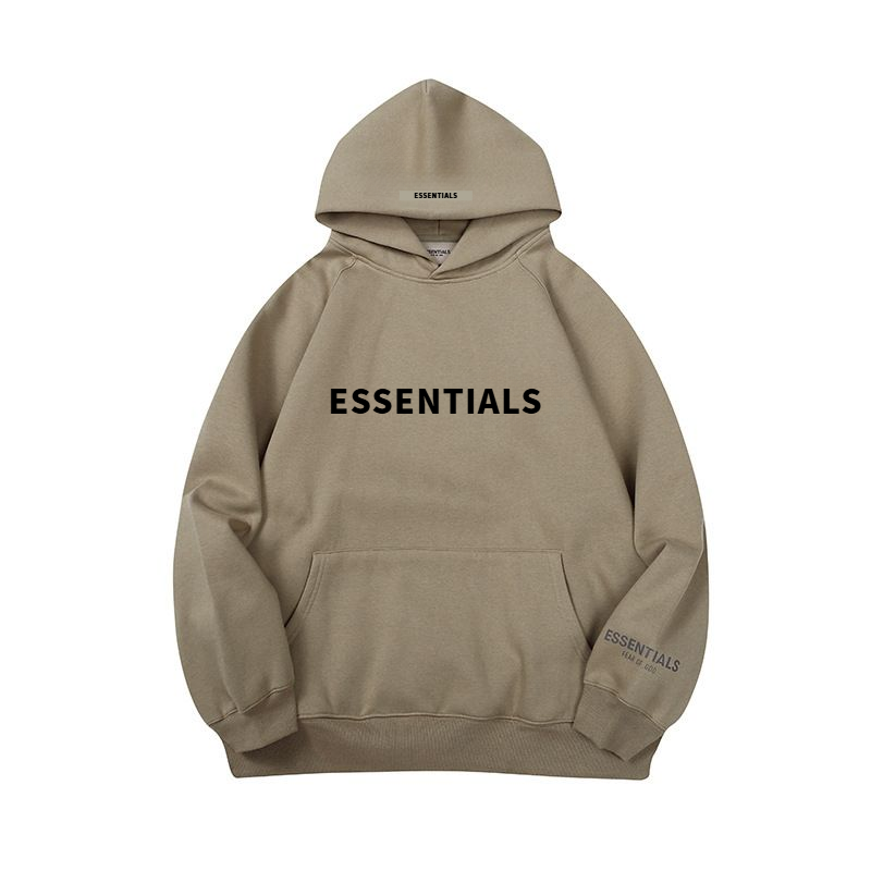 Fear of God Essentials Large Logo Hoodie Khaki - supplier original reference 1