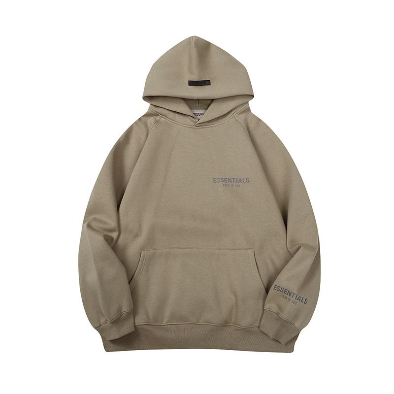 Fear of God Essentials Chest and Sleeve Logo Hoodie Khaki - supplier original reference 1