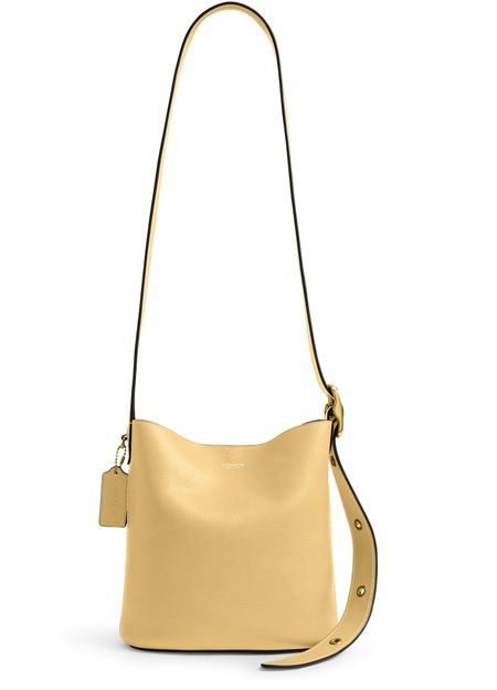 Coach Bleeker 21 bucket bag in B4/Vanilla — view 1