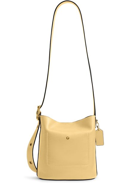 Coach Bleeker 21 bucket bag in B4/Vanilla — view 3