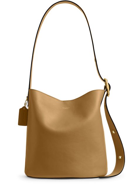Coach Bleeker bucket bag in B4/Muted Olive — view 1
