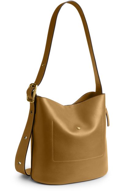 Coach Bleeker bucket bag in B4/Muted Olive — view 2