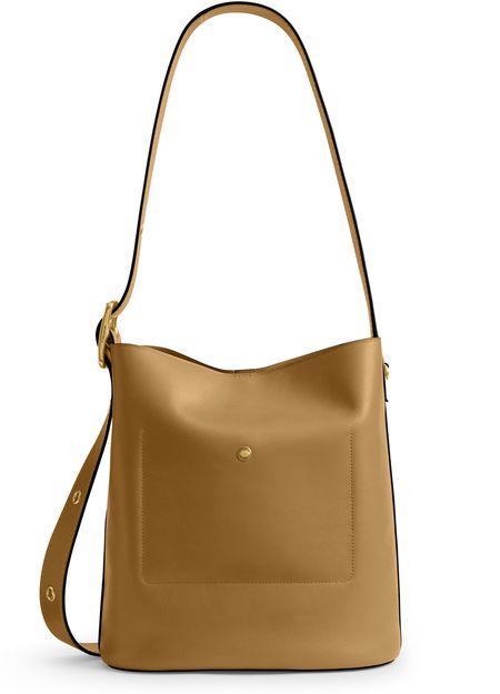 Coach Bleeker bucket bag in B4/Muted Olive — view 3