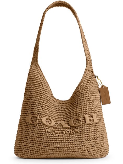 Coach Brooklyn 28 hobo bag in B4/Natural — view 1