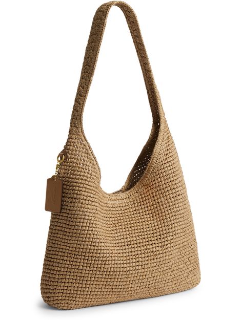 Coach Brooklyn 28 hobo bag in B4/Natural — view 2