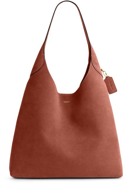 Coach Brooklyn 39 hobo bag in B4/Clay — view 1