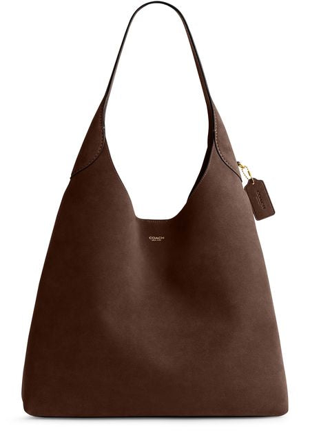 Coach Brooklyn 39 hobo bag in B4/Dark Chocolate — view 1