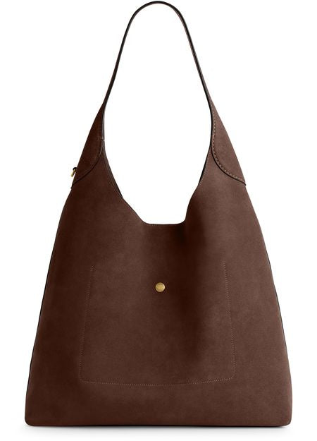 Coach Brooklyn 39 hobo bag in B4/Dark Chocolate — view 3