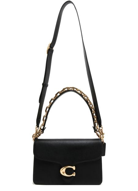 Coach Chain Tabby Shoulder Bag in B4/Black — view 4