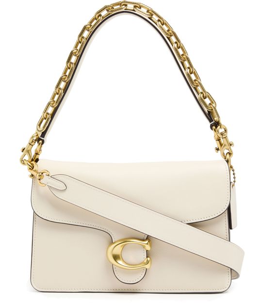Coach Chain Tabby Shoulder Bag in B4/Chalk — view 1