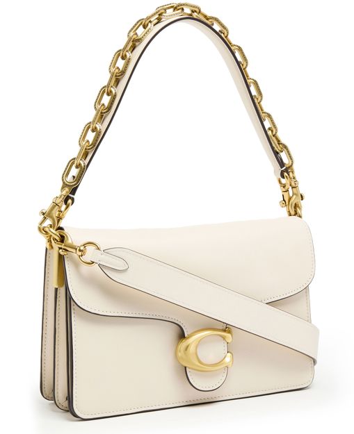 Coach Chain Tabby Shoulder Bag in B4/Chalk — view 2