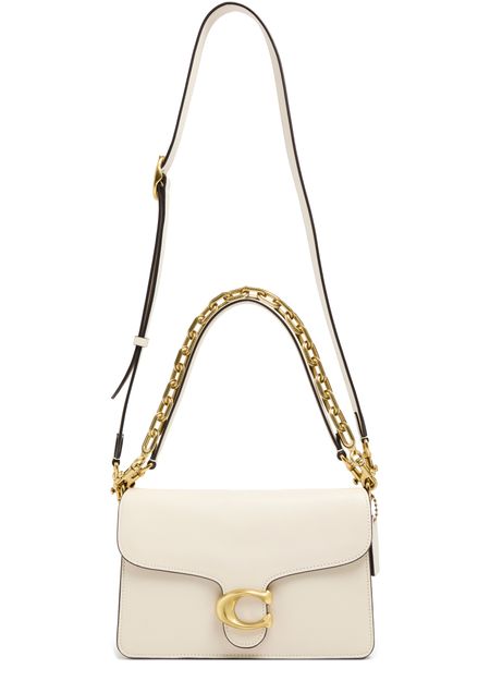 Coach Chain Tabby Shoulder Bag in B4/Chalk — view 4