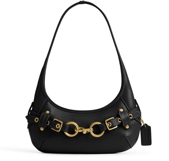 Coach Ergo 26 belted hobo bag in B4/Black — view 1