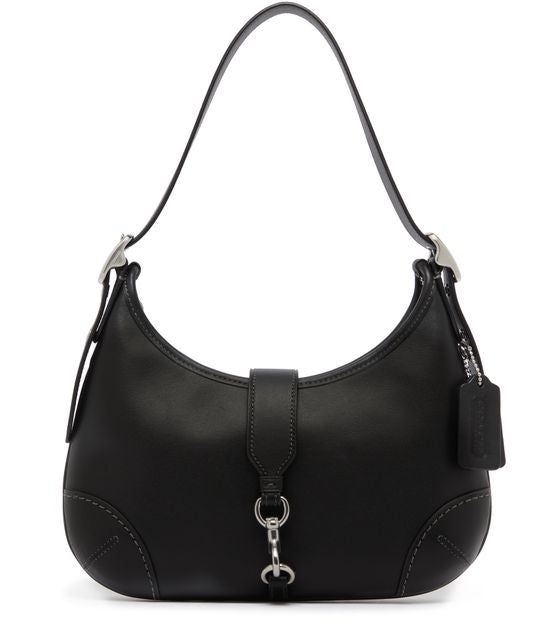 Coach Hamptons Hobo Bag in Lh/Black — view 1