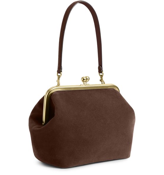 Coach Kisslock 27 frame bag in B4/Dark Chocolate — view 2