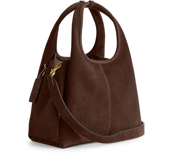 Coach Lana 23 shoulder bag in B4/Dark Chocolate — view 2