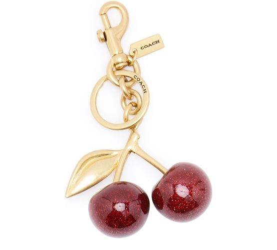 Coach Cherry bag charm in B4/Red Apple — view 1