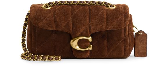 Coach Tabby 20 shoulder bag in B4/Warm Brown — view 1