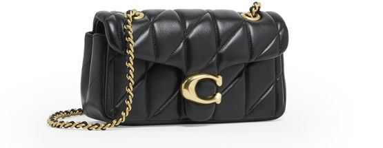 Coach Tabby Shoulder Bag 20 With Pillow Quilting in B4/Black — view 2