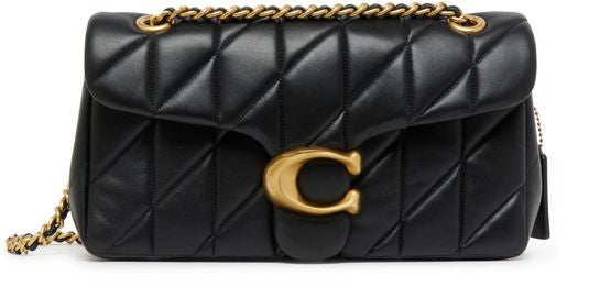 Coach Tabby Shoulder Bag 26 With Pillow Quilting in B4/Black — view 1