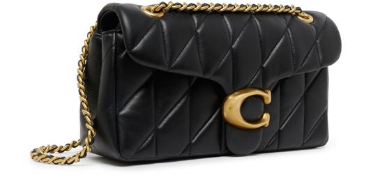Coach Tabby Shoulder Bag 26 With Pillow Quilting in B4/Black — view 2