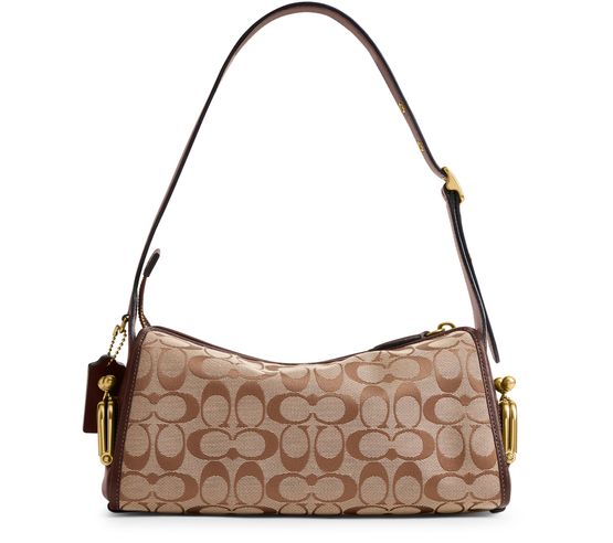 Coach Turnlock Haversack 27 Shoulder Bag in B4/Khaki Maple — view 3