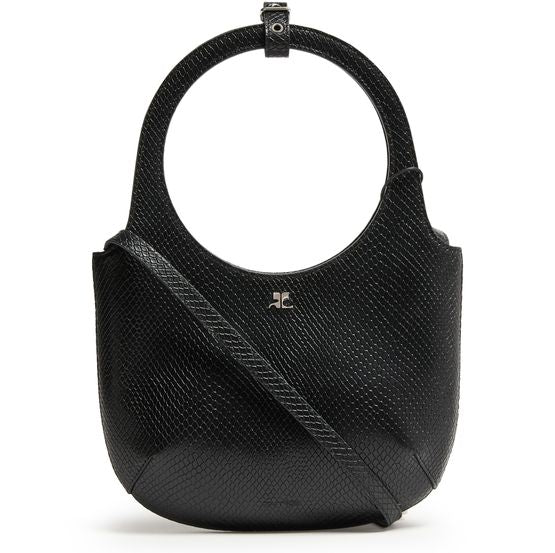 Courrèges Holy Viper handbag in Black — view 1