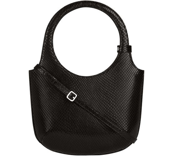 Courrèges Holy Viper handbag in Black — view 3