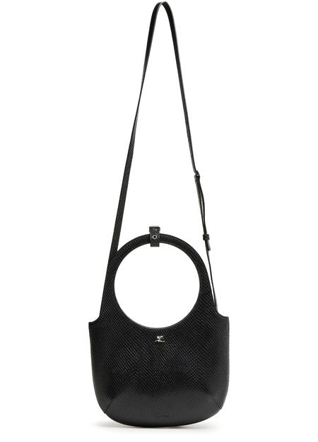 Courrèges Holy Viper handbag in Black — view 4