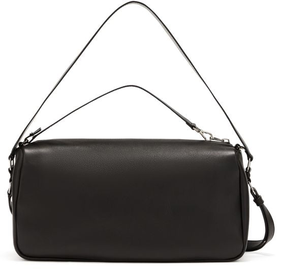 Courrèges Medium Three Sixty leather bag in Black — view 3