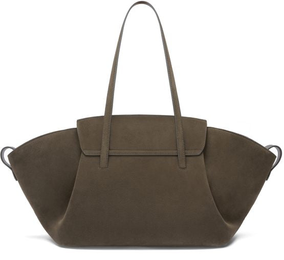 DeMellier The Brooklyn suede shoulder bag in Hazel — view 2