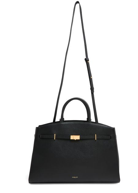 DeMellier The Hudson handbag in Small Grain Black — view 4