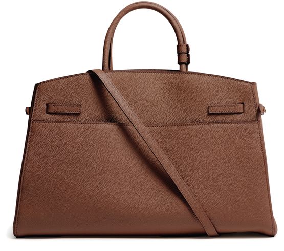 DeMellier The Hudson handbag in Small Grain Tan — view 3
