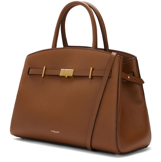 DeMellier The Midi Husdon handbag in Tan W/Be — view 2